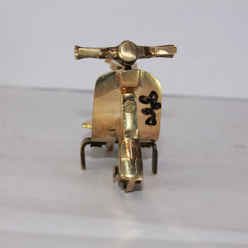 Mini Brass Scooter Showpiece 143g